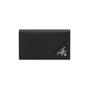 남성 사피아노 로고 블랙 카드 지갑 2MC122 QME F0002