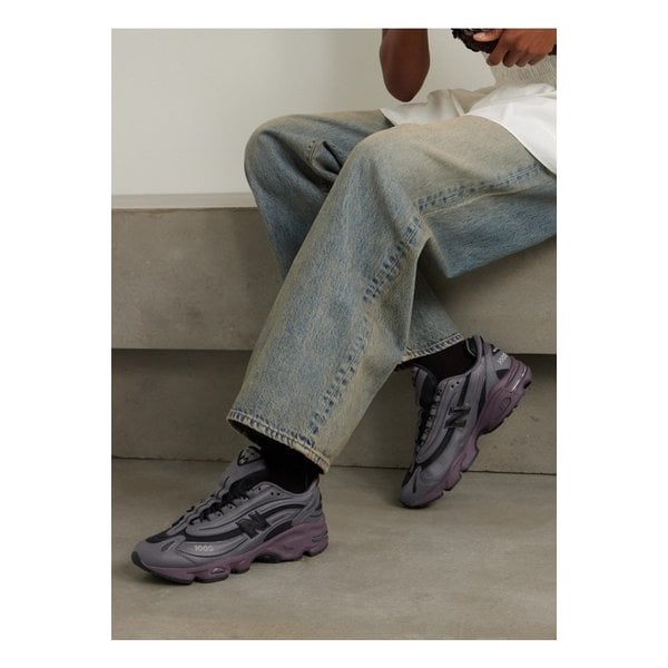 1000 인조 가죽 메시 스니커즈 그레이 1647597352579663