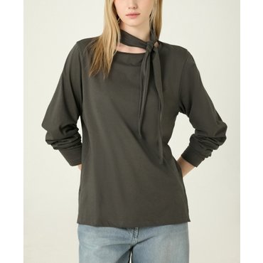 DKNY 머플러 티셔츠 (DW2F7TTS838L)
