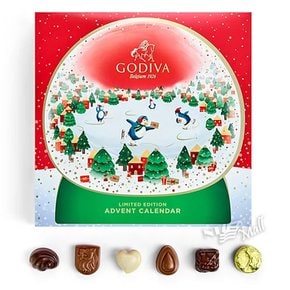 고디바 크리스마스 어드벤트 캘린더 리미티드 에디션 스노우글로브 GODIVA HOLIDAY LIMITED EDIT