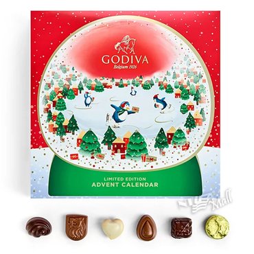  고디바 크리스마스 어드벤트 캘린더 리미티드 에디션 스노우글로브 GODIVA HOLIDAY LIMITED EDIT