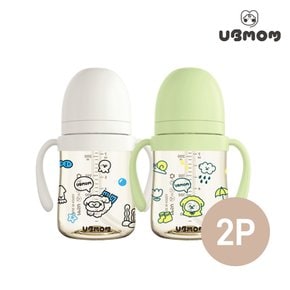 PPSU 한정판 물만난 몽이 빨대컵 200ml 1+1