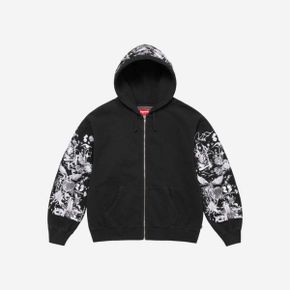 슈프림 아오이 집업 후드 스웨트셔츠 블랙 - 24SS Supreme Aoi Zip Up Hooded Sweatshirt Black