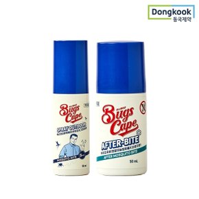 굿잠 벅스케이프 기피제+벌레물린곳 소독제 세트(스프레이 아웃도어+에프터바이트)