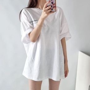 신상 탐구 박스 라운드넥 반팔티_P391041542