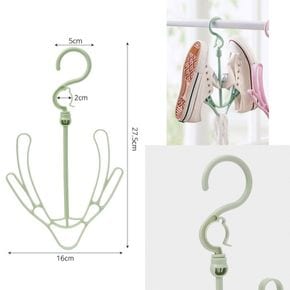 빨래건조대 빨래걸이 세탁건조대 러빙홈 신발 건조대 그린 운동화 건조걸이