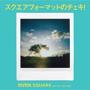 FUJIFILM 인스턴트 카메라 체키 스퀘어instax SQUARE SQ1 그레이셔 블루 INS SQ 1 BLUE