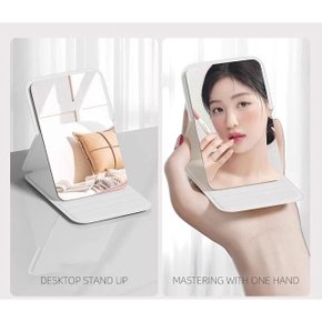 휴대용 스탠드 겸용 접이식 HD 손거울 (WFHOGAN)