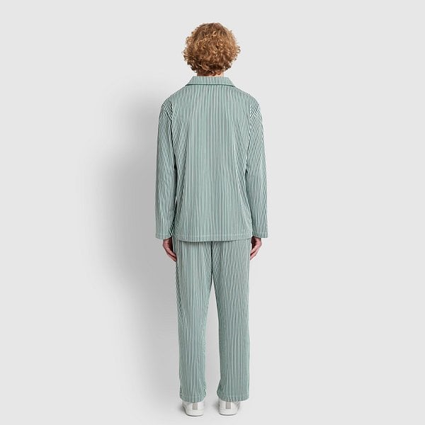 남 피치스킨 스트라이프 10부 파자마 세트 J216901105042