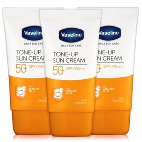 톤업 대용량 썬크림 50mlX3개 / 데일리 자외선차단 선크림 SPF50+ PA+++..[35928672]
