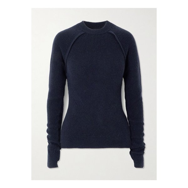 사수파이 마린 골지 캐시미어 스웨터 네이비 1647597344609597