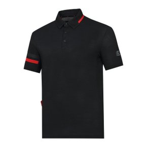 M 타이틀리스트골프반팔티 CQK TKTMS1201-06 WOOL POLO SHIRT BLACK