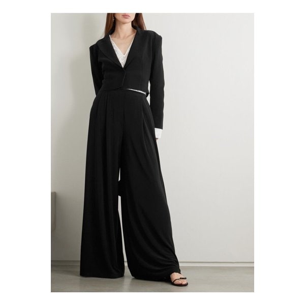 노마카말리 크롭 스트레치 저지 블레이저 블랙 46376663162889228