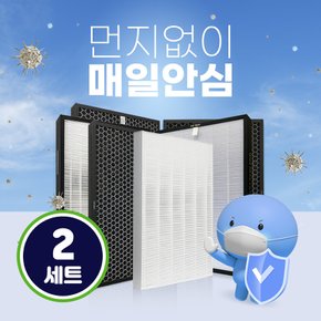 위닉스 공기청정기 ATXE763-JWK필터 타워XQ 골드 2SET