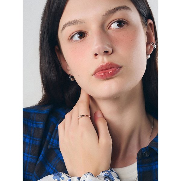 타이니 스마일 오픈 반지