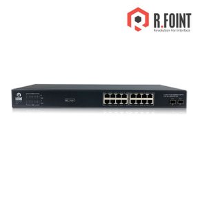 알포인트 RF-GPOE1602F (16포트/1000Mbps/POE/2SFP)