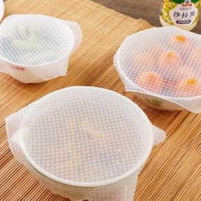 재사용가능 다회용 실리콘랩 음식 반찬 덮개 밀봉 뚜껑