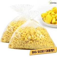 대용량 개나리콘 750g 2봉 뻥튀기 대용량과자 옛날과자