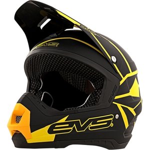 EVS T5 Neon Blocks Helmet 오토바이 풀페이스 헬멧