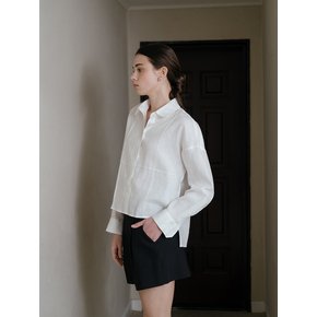 Linen White Stitch Shirt