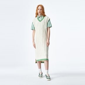 [공식][타미진스] 파인 케이블 스웨터 베스트 드레스 (T32D7WOP13TWT2YBH)