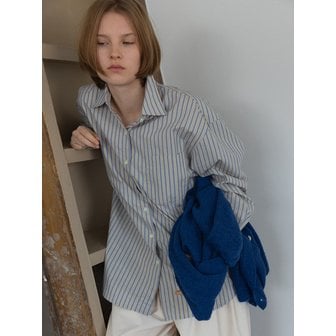 시엔느 Haber Stripe Shirt (Beige)