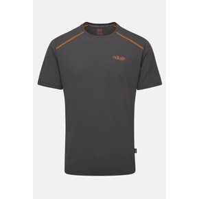 25SS 랩 반팔 티셔츠 QBL05GRH GRAPHENE DOM