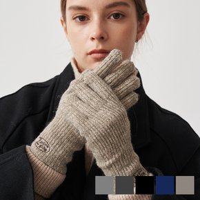 KNIT LOGO GLOVES 5COLOR