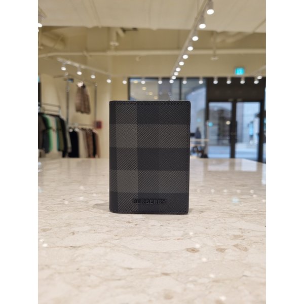 [부산점] 남성 바이폴드 체크 카드지갑 8070195
