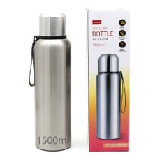 보온 보냉병/썬쿡 진공 보온병 대용량(1500ml)/304스테인레스/가죽스트랩