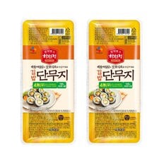 하선정 4 김밥 단무지 370g x2개