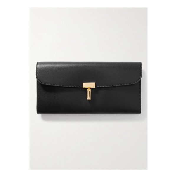 티락 텍스처 가죽 지갑 블랙 1647597349543327