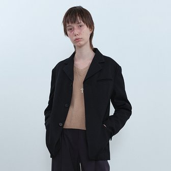 ahwe 3-Button Wool Jacket_BLACK