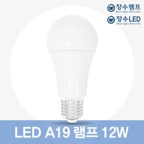 LED 전구 12W (주광색) 벌브 램프 A19