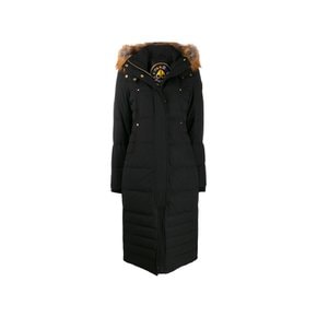 14주년 에쿨 ECOOLE 폭스퍼 롱 패딩 자켓 블랙 M39LP260G 294