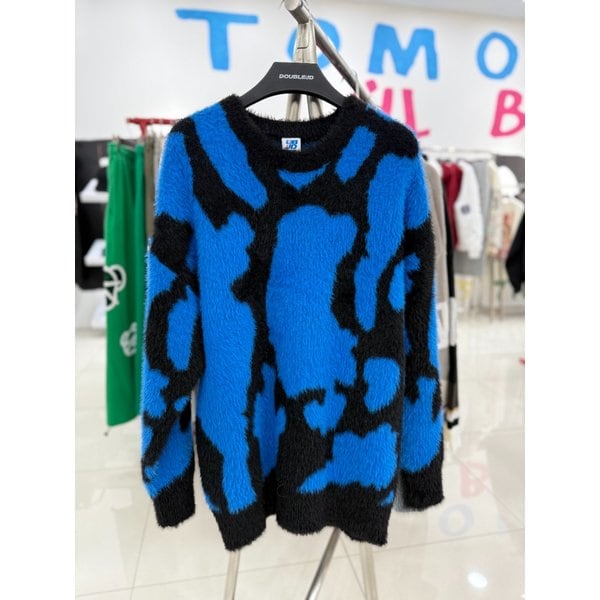 [여주점] 얼룩앙고라니트, 남여공용 ,블랙JFZZ51A09