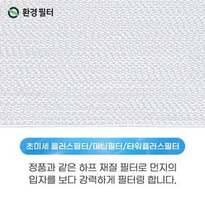 [호환] LG 에어컨 필터 휘센 듀얼 스탠드형 신형 초미세미니필터 2개