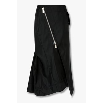 사카이 여성 나일론 트윌 스커트(블랙) 6415316507000