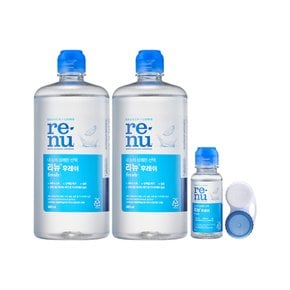 리뉴 후레쉬 500ml 2개 + 60ml + 렌즈케이스 (소비기한 25-05-31)