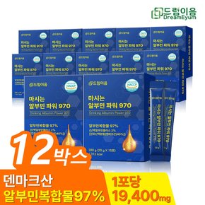드림이음 마시는 알부민 파워 970 액상 스틱 20g x 15포 12박스
