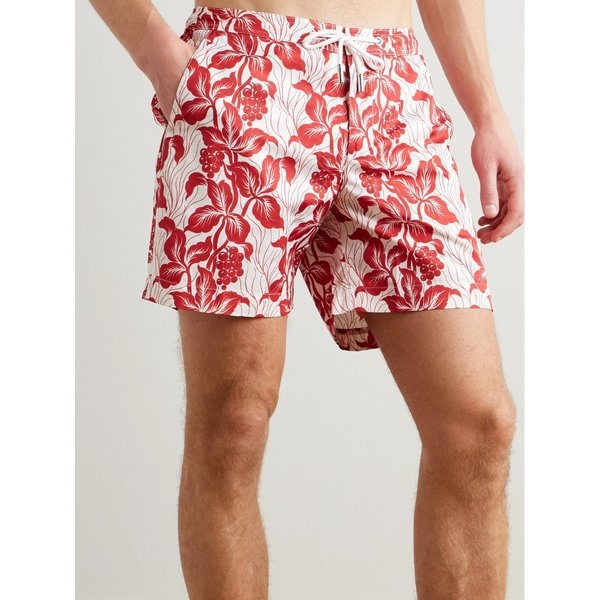 불독 페트랄리스 스트레이트 레그 미드 렝스 프린트 스윔 쇼츠 46376663162938613