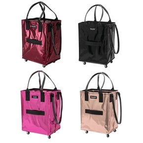 [HULKEN Practical Bag On Wheels] 헐켄 프랙티컬 백 바퀴 여행용가방 소프트 캐리어 M Black