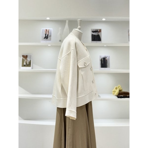 [여주점] 여성 브이넥 핸드메이드 자켓 (D244MSG339)