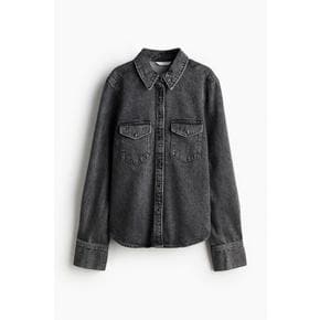 에이치엔엠 데님 셔츠 1243135004 GRIS DENIM OSCURO