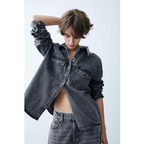 에이치엔엠 데님 셔츠 1243135004 GRIS DENIM OSCURO