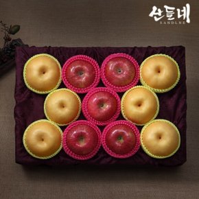 사과배 혼합 선물세트 명품2호(5.5kg내외 사과5과/배6과)