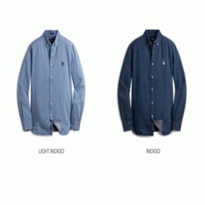 공용 스티브 데님 셔츠 Steve Denim Shirts_A WHYJE2333U