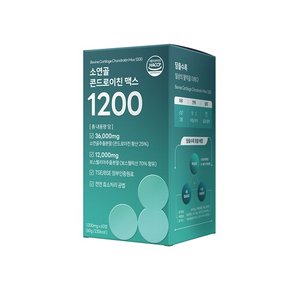 소연골 콘드로이친 맥스 1200 저분자 소유래 보스웰리아 1,000mg x 60정 4박스