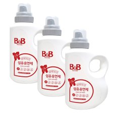 섬유유연제 베르가못 용기 1500ml X 3개