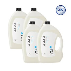 생활물가 세탁세제 일반드럼겸용 3L x4개